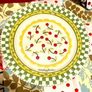 Mary Engelbreit vintage cherries jubilee plate, 1998.  🍒